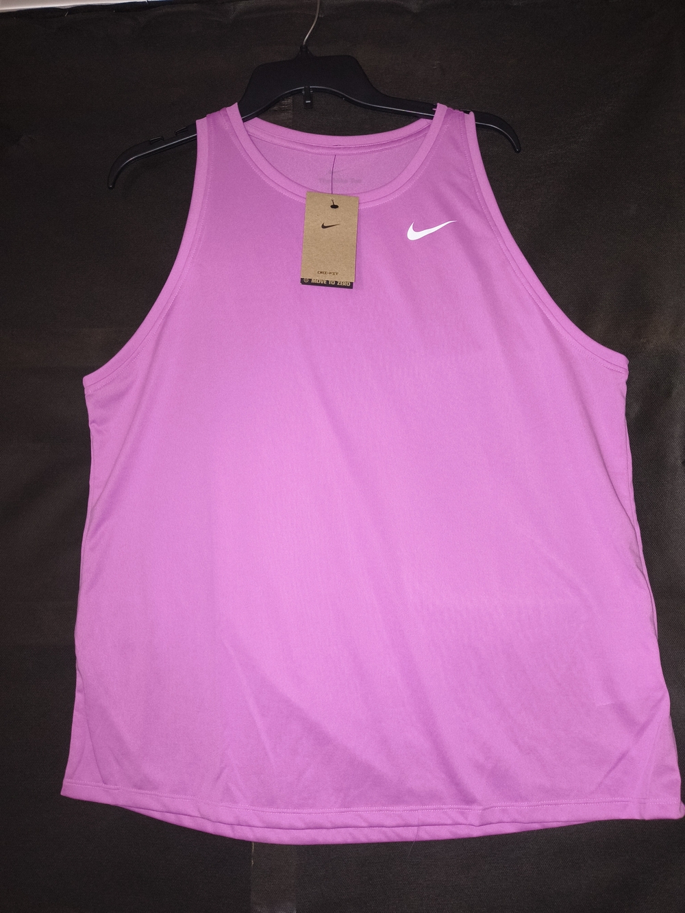 Nike Pink Tank Top with White Swoosh